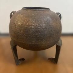 鉄製 火鉢 特大 木製台座 鉄火鉢 レトロ火鉢 アンティーク 鉄製 火鉢 特大 木製台座 鉄火鉢 レトロ火鉢 アンティーク brazier