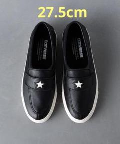 【美品】CONVERSE addict/ONESTAR LOAFER 26.5 CONVERSE ADDICT ONE STAR LOAFER (BLACK) (BLACK) | CONVERSE