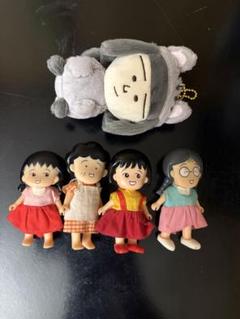 ちびまるこちゃん　レトロソフビ　ぬいぐるみ　まとめ売り ちびまる子ちゃん ぬいぐるみ マスコット まとめ売り タカラ