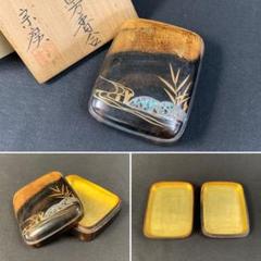 Amazon.co.jp: 小物入れ 蓋物 螺鈿象嵌 透かし細工 石細工 香合