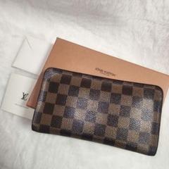 ルイヴィトン 長財布 N61728 ポルトモネジップ ダミエキャンバス エベヌ ルイヴィトン LOUIS VUITTON ポルトモネジップ N61728