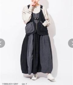 milimili mililopiulu 新品 バルーンデニムジャンスカ - メルカリ