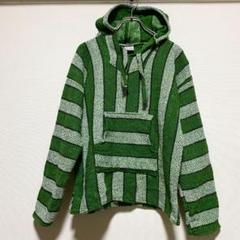 80s vintage メキシカンパーカー　グリーンパステル　メキパ　古着 b4c1c154e745e44fcc4eff214302bb