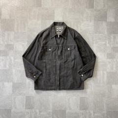 agnès b. sports zip denim jacket black