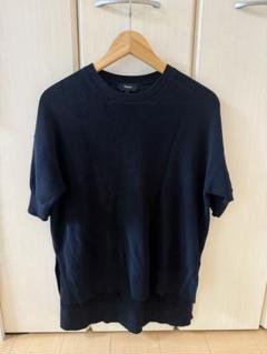 美品 24SS Theory セオリー 半袖ニット 黒 S 2025年最新】theory 半袖の人気アイテム - メルカリ