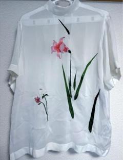 mame 刺繍 トップス Tシャツ￼￼ 希少 マメ toga mame 刺繍 トップス Tシャツ￼￼ 希少 マメ toga - メルカリ