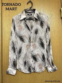 TORNADO MART peacock feather Sier shirt.