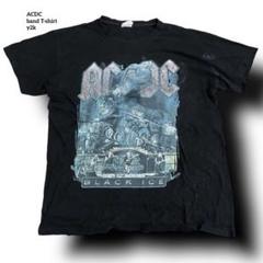 超激レアACDCバンドTシャツ90sビッグロゴ鬼フェードブラックメンズ