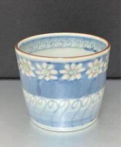 佐藤走波（五代）染錦花文そばちょこ