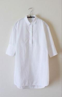 JIL SANDER ジルサンダー 23SS コットンポプリンブラウス 40 白 JIL SANDER ジルサンダー 23SS コットンポプリンブラウス 40 白