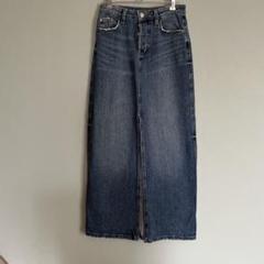 スリットデニムスカート　ZARA