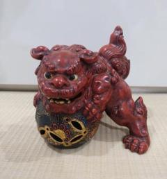 九谷焼清香作球乗り獅子美品、値下げしました 九谷焼清香作球乗り獅子美品、値下げしました最終値下げ - メルカリ