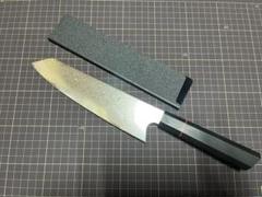 V10 V金10号 切付 牛刀包丁 鏡面 ダマスカス67層鋼 包丁カバー