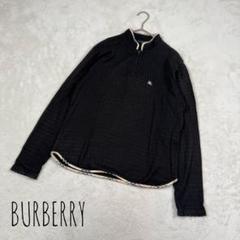 BURBERRY ノバチェック ハーフジップ 長袖 ゴルフウェア M
