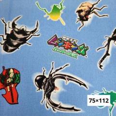 生地　キャラクター　ムシキング　カブトムシ　ハンドメイド　バンダイ