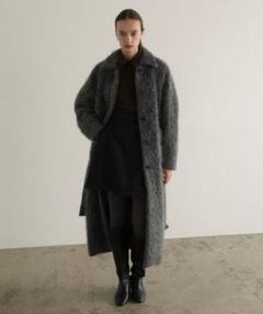 CLANE MIX SHAGGY LADY COAT 表記サイズ1 CLANE - ミックスシャギーレディコート - MIX SHAGGY LADY COAT