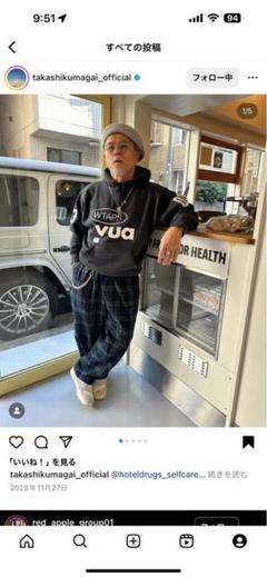 熊谷隆志着用23AW wtaps ダブルタップス wind and sea