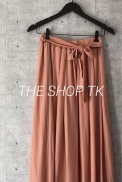 THE SHOP TK ザショップティーケー ☆ ガウチョパンツ 共布ベルト付き