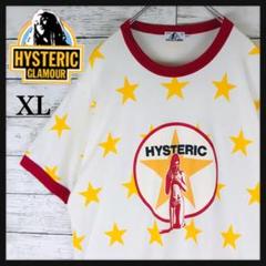 【即完売モデル】ヒステリックグラマー☆総柄 ヒスガール リンガーTシャツ