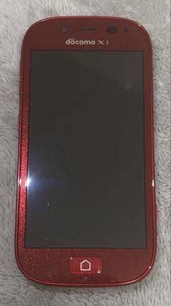 docomo F-06F レッド スマートフォン 本体