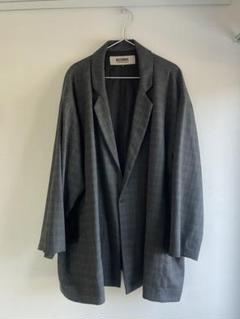 BASISBROEK ベルギー製ネイビー チェスターオーバーコート