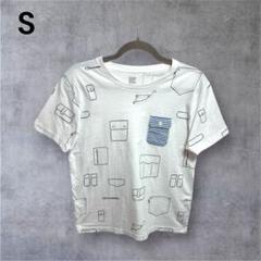 graniph グラニフ ポケット付 半袖 Tシャツ S カジュアル コットン