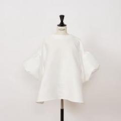 Heve ハートネックペプラムブラウス Vanilla 美品 Heve ハートネックペプラムブラウス Vanilla 美品