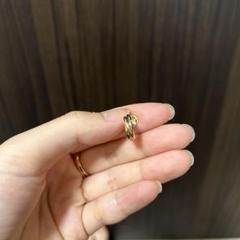 カルティエ　トリニティ　ピアス　片方のみ カルティエ トリニティ ピアス 片方のみ スリーカラーゴールド