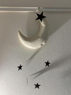 月と星の吊り飾り モビール