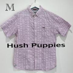 【Hush Puppies 】半袖シャツ M 薄紫 メンズのサムネイル