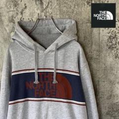 ザノースフェイス　パーカー　プルオーバー　メンズ M US規格　グレー