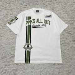 SPEED スピード 白Tシャツ ビックプリント 両面プリント 車 古着