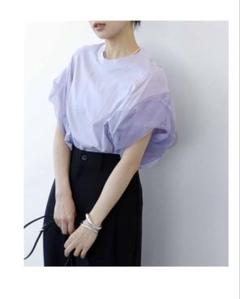 jines ラベンダーバルーンスリーブTシャツ