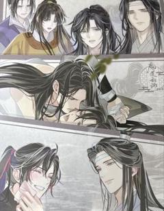 魔道祖師 THEキャラカフェ 魏無羨 藍忘機 忘羨 ランチョンマット 3枚 魔道祖師 THEキャラカフェ 魏無羨 藍忘機 江澄 ランチョンマット