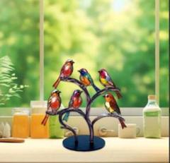 鳥 アクリルスタンド ハチドリ オーナメント お洒落 飾り 彫刻 光 インテリア