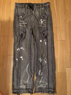ワイドデニム ワックス加工 y2k opium Opium Jean | Y2K Streetwear | y2k streetwear