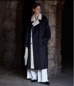 seyto ツートーンレイヤードコート seyto（セイト）の「Two tone layered trench coat / ツートーン