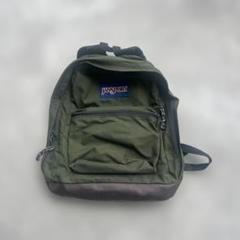 90s 00s jansport ジャンスポリュックUSA製　オリーブ レザーのサムネイル