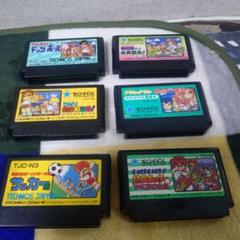 くにおくんシリーズ6点　ファミコンソフト 6本セット