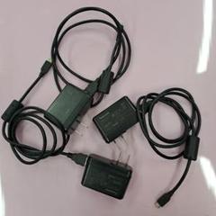 マイクロUSB Panasonic 充電器 3個セット USBプラグ