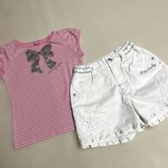メゾピアノ　Tシャツ　ショートパンツ　140