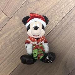東京ディズニーランド2017 クリスマス ミッキーマウスぬいぐるみバッジのサムネイル