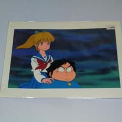 さすがの猿飛アニメセル画と声優「三田ゆう子」直筆サイン付