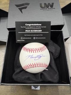Max scherzer マックスシャーザー直筆サインフォト　ベケット証明書付き マックス シャーザー FANATICS UNDER WRAPS 直筆サイン - メルカリ