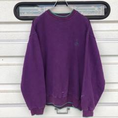 90s オールド NAUTICA ノーティカ スウェット レアカラー 紫