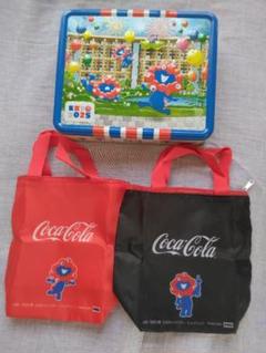 トートバッグと缶の入れもの