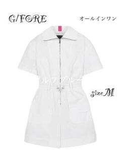 新入荷日本未入荷モデルG/FORE ジーフォアオールインワンsizeMホワイト