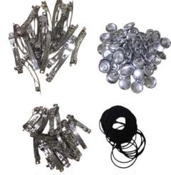 ヘアクリップとゴムのセット