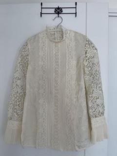 ERDEM×H&M コラボコレクション アイボリー レース 刺繍長袖ブラウス32