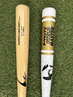 練習用バット2本 ワールドペガサストクサンコラボ&LINDSPORTS竹ロングのサムネイル